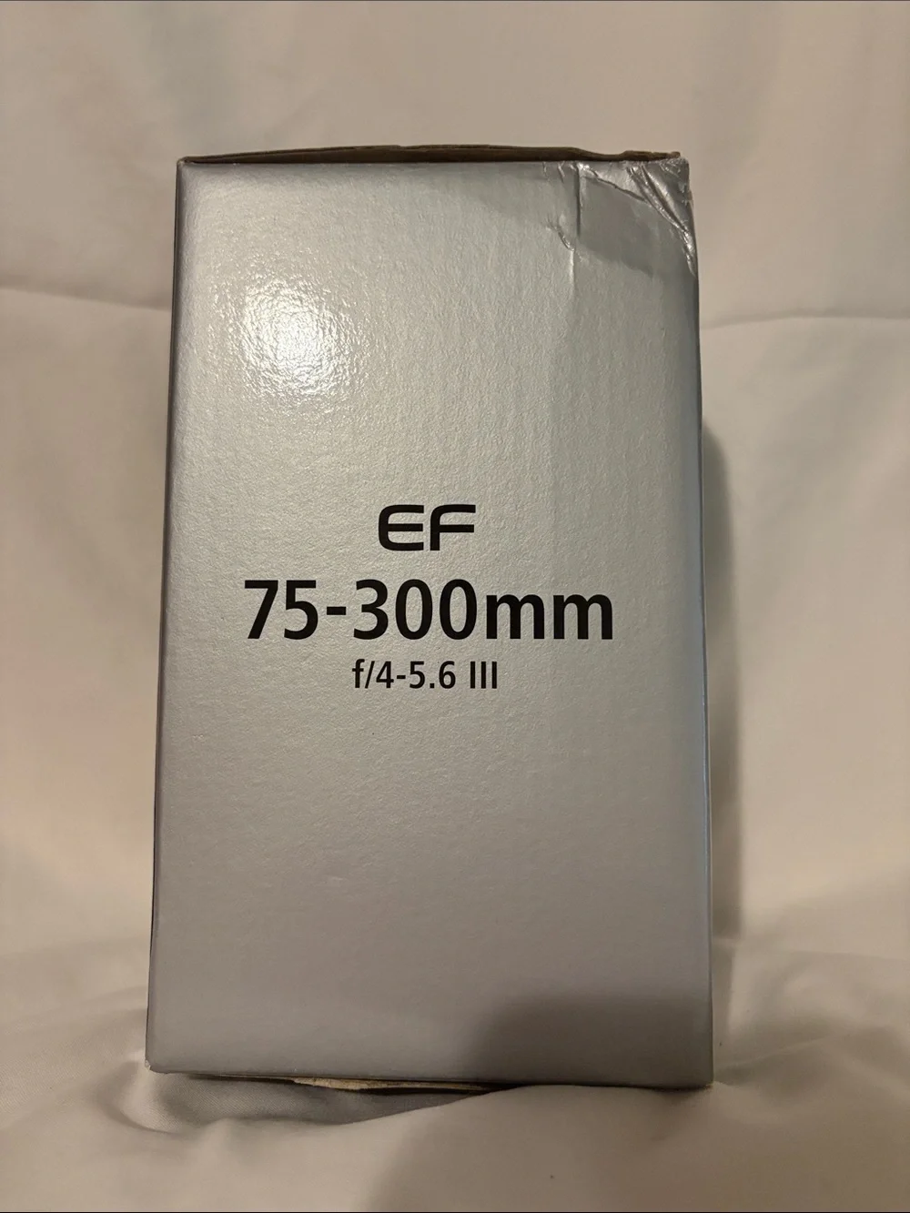 Canon Black Telephoto Zoom Lens Box - 75-300mm